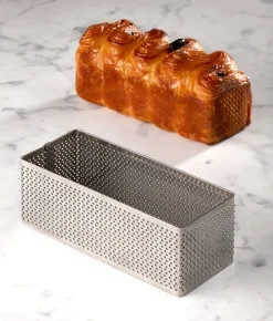 Cercle perforé pour viennoiserie forme rectangle 12 x 5 x ht 4,5 cm Pavoni
