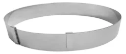 Cercle pâtisserie extensible hauteur 3 cm Ø 18 à 36 cm De Buyer