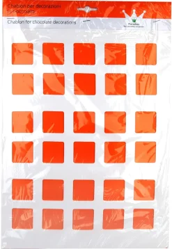 Chablon en silicone 30 carrés 3,7 x 3,7 cm Martellato