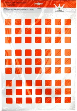 Chablon en silicone 63 carrés 2,5 x 2,5 cm Martellato