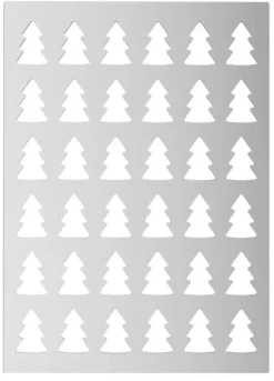 Chablon en silicone Chablon tree (x 2) 36 sapins par plaque Silikomart