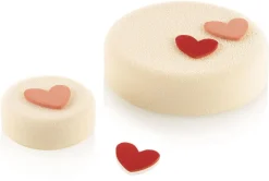 Chablon en silicone (x 2) 30 Coeurs Silikomart