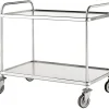 Chariot de service 2 plateaux