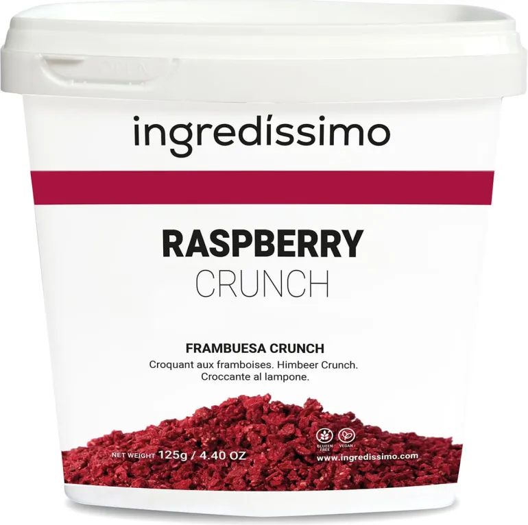 Éclats (crunchy) de framboise croustillants 125 g Ingredissimo
