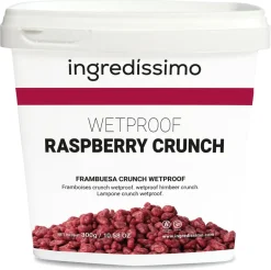Éclats (crunchy) de framboise croustillants enrobés de beurre de cacao 300 g Ingredissimo
