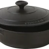 Cocotte basse en fonte noire Ø 24 cm Le Chasseur