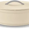 Cocotte ovale Plume beige 31 cm Beka