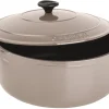 Cocotte ronde en fonte champignon Ø 24 cm Le Chasseur