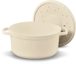 Cocotte ronde Plume beige Ø 24 cm Beka