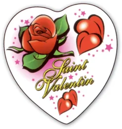 Coeur Saint Valentin (x 24) en pain azyme