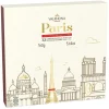 Coffret Paris 32 carrés chocolat noir et lait 160 g Valrhona