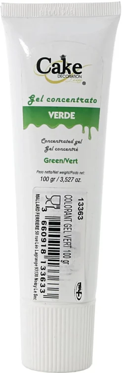 Colorant alimentaire en gel liposoluble Vert 100 g Cake Décoration