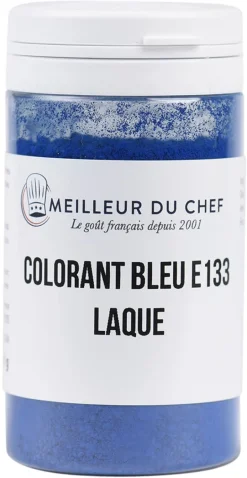 Colorant alimentaire en poudre bleu lipodispersible 20 g Selectarôme