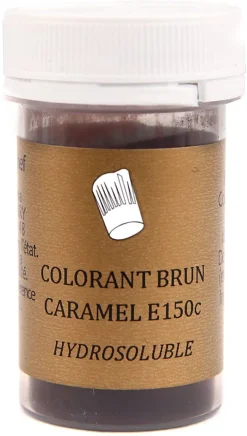 Colorant alimentaire en poudre brun caramel 10 g Selectarôme
