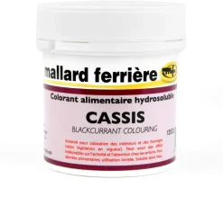 Colorant alimentaire en poudre cassis 20 g Mallard Ferrière
