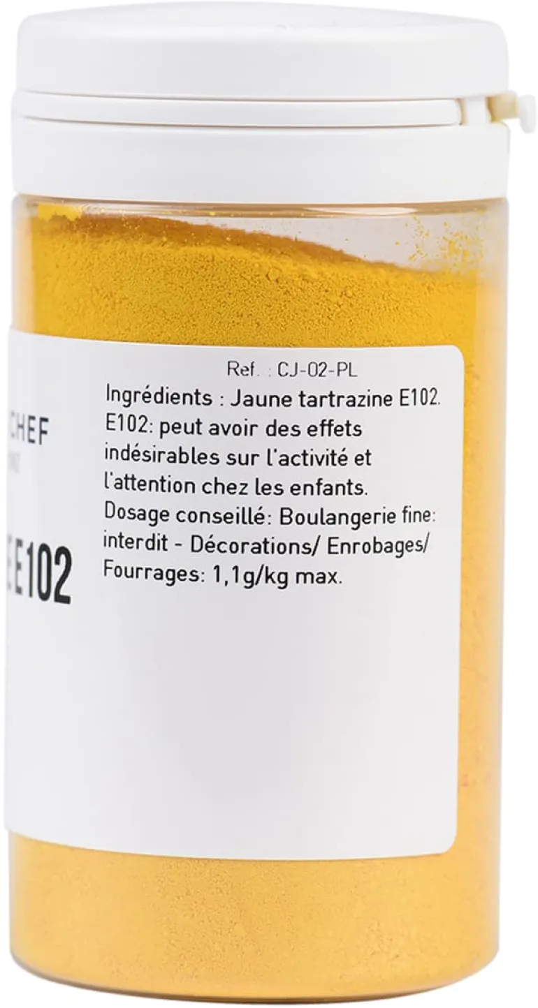 Colorant alimentaire en poudre jaune 25 g Selectarôme