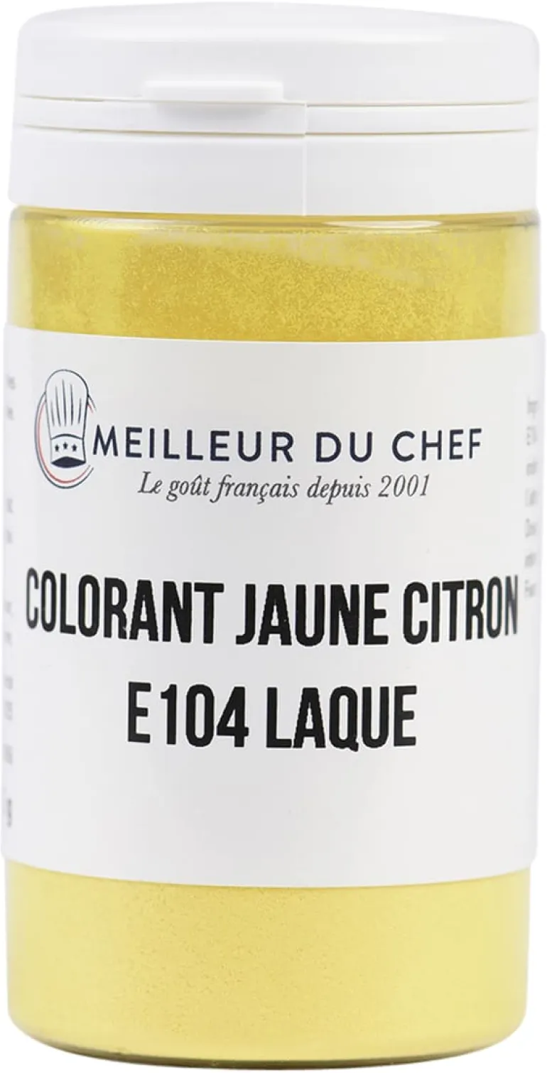 Colorant alimentaire en poudre jaune citron 25 g Selectarôme