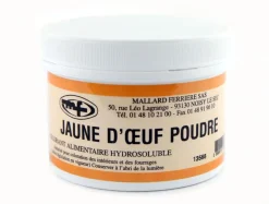 Colorant alimentaire en poudre jaune d'œuf 100 g Mallard Ferrière