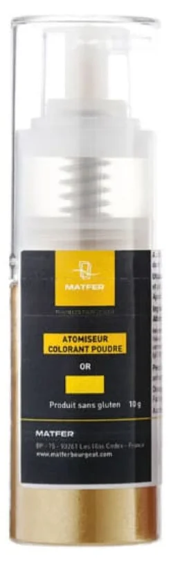 Colorant alimentaire en poudre or 10 g Matfer