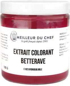 Colorant alimentaire en poudre rouge betterave 100 g Selectarôme