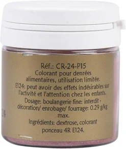 Colorant alimentaire en poudre rouge fraise 25 g Selectarôme