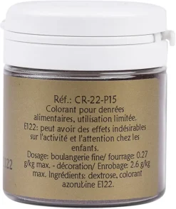 Colorant alimentaire en poudre rouge framboise 25 g Selectarôme