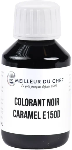 Colorant alimentaire liquide noir-caramel E150d 115 ml Meilleur du Chef