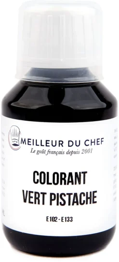 Colorant alimentaire liquide vert pistache 1 litre Meilleur du Chef