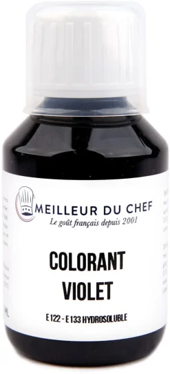 Colorant alimentaire liquide violet 58 ml Meilleur du Chef