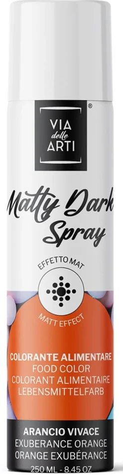 Colorant en spray effet mat Orange 250 ml Via delle Arti