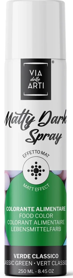 Colorant en spray effet mat Vert classique 250 ml Via delle Arti