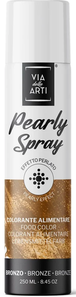Colorant en spray effet métallisé Bronze 250 ml Via delle Arti