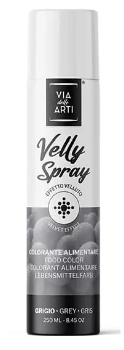 Colorant en spray effet velours Gris 250 ml Via delle Arti