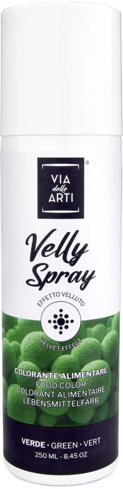 Colorant en spray effet velours Vert 250 ml Via delle Arti