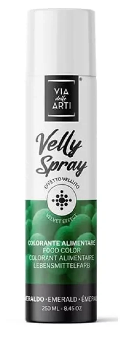 Colorant en spray effet velours Vert émeraude 250 ml Via delle Arti