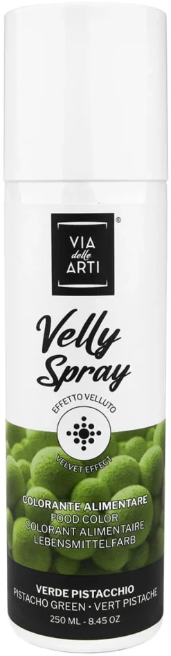 Colorant en spray effet velours Vert pistache 250 ml Via delle Arti