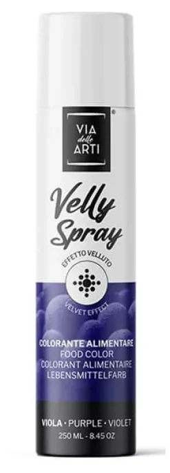 Colorant en spray effet velours Violet 250 ml Via delle Arti