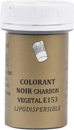 Colorant noir charbon végétal liposoluble 8 g Selectarôme