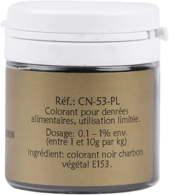 Colorant noir charbon végétal liposoluble 20 g Selectarôme
