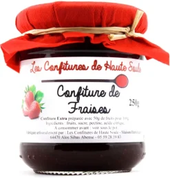 Confiture de fraise 250 g Confitures de Haute Soule