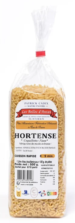Coquillette fine Hortense 500 g Les Belles D'Antan