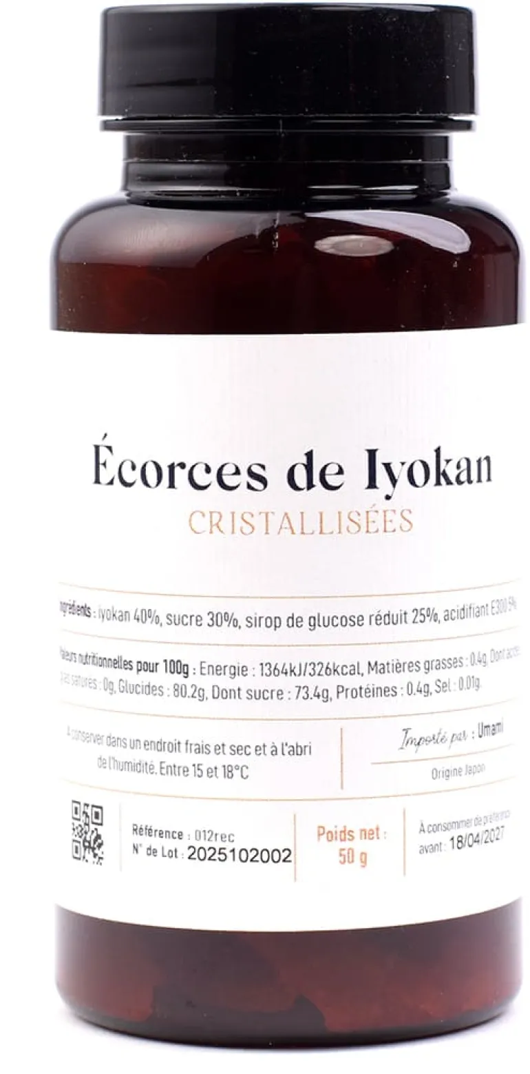 Écorces de iyokan cristallisées 50 g