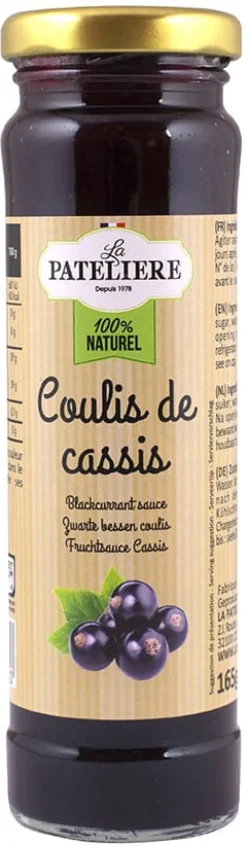 Coulis de fruit cassis 165 g La Patelière