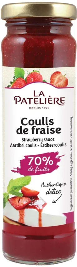 Coulis de fruit fraise 165 g La Patelière