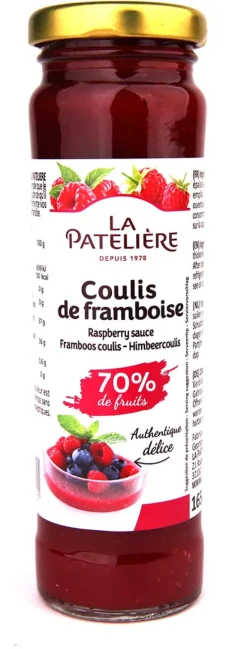 Coulis de fruit framboise 165 g La Patelière
