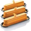 Coupelle pour éclair (x 100) en plastique noire Silikomart