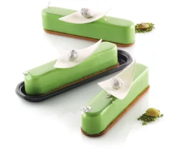 Coupelle pour éclair (x 100) en plastique noire Silikomart