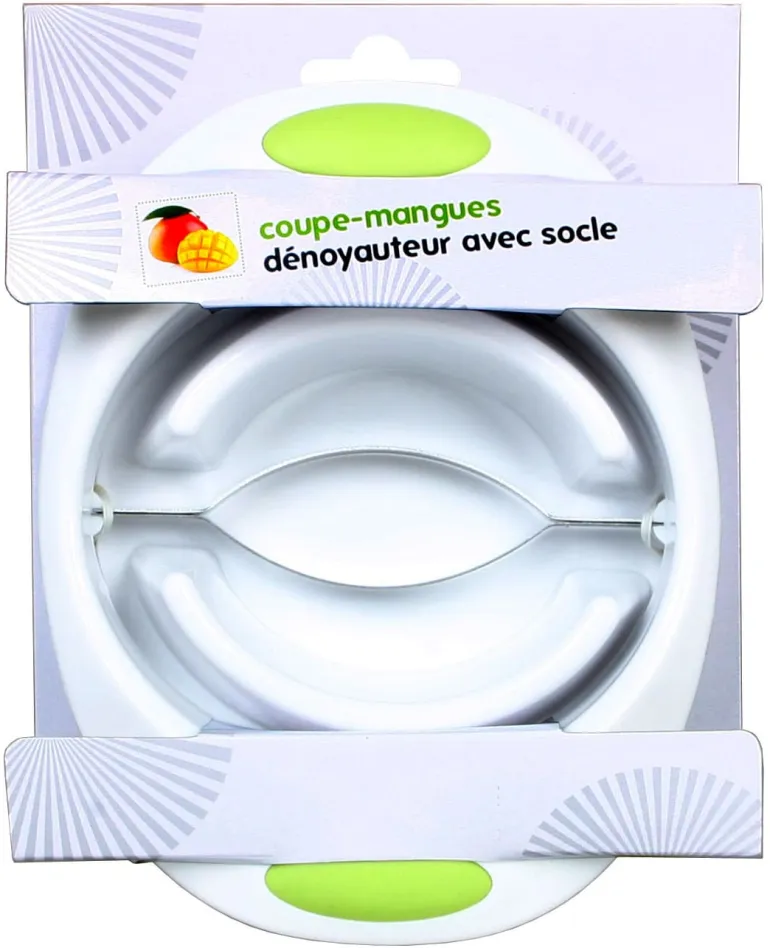 Coupe mangue dénoyauteur avec socle Moha