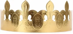 Couronne de roi or avec attache carton 100 unités Nordia