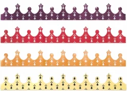 Couronne des rois Amalgame 4 couleurs panachées 100 unités